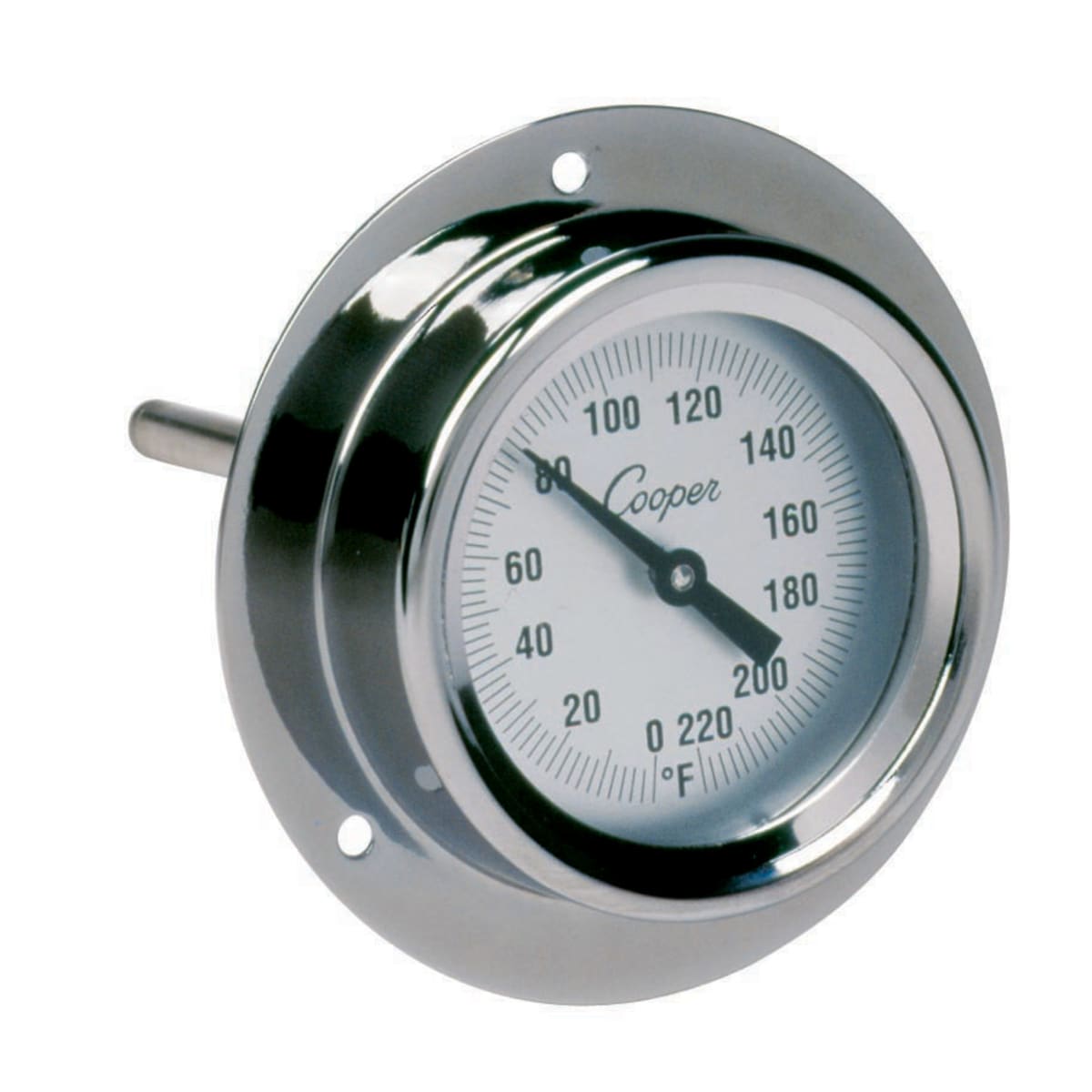 Cooper-Atkins 2225-20 Stainless Steel Bi-Metals Industrial Flange Mount  Thermometer, 200 to 1000 Degrees F Temperature Range