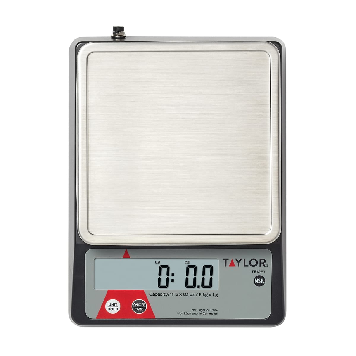 Taylor Digital Kitchen 11lb Food Scale with Removable Tray Stainless Steel  Platform