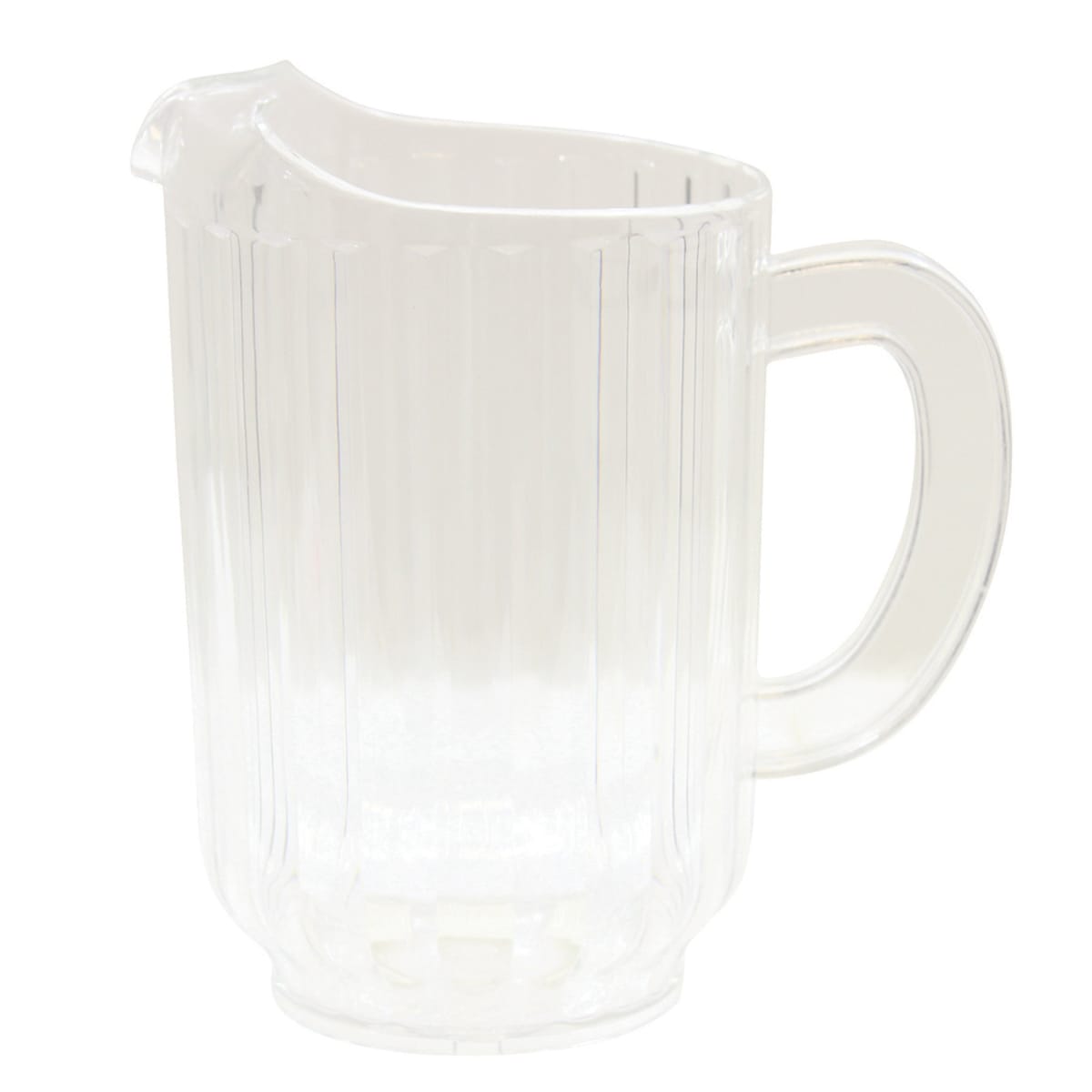 Tablecraft 364 60 oz Plastic Pitcher w/ Handle, Clear