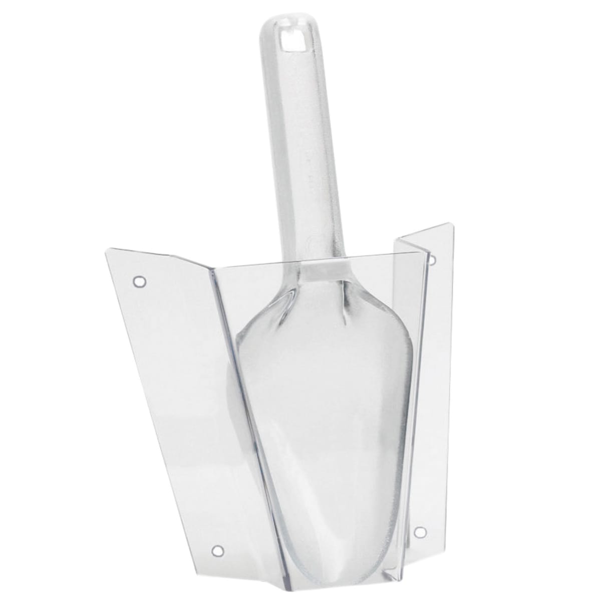 Polycarbonate Wall Mount Ice Scoop Holders - Cal-Mil Plastic