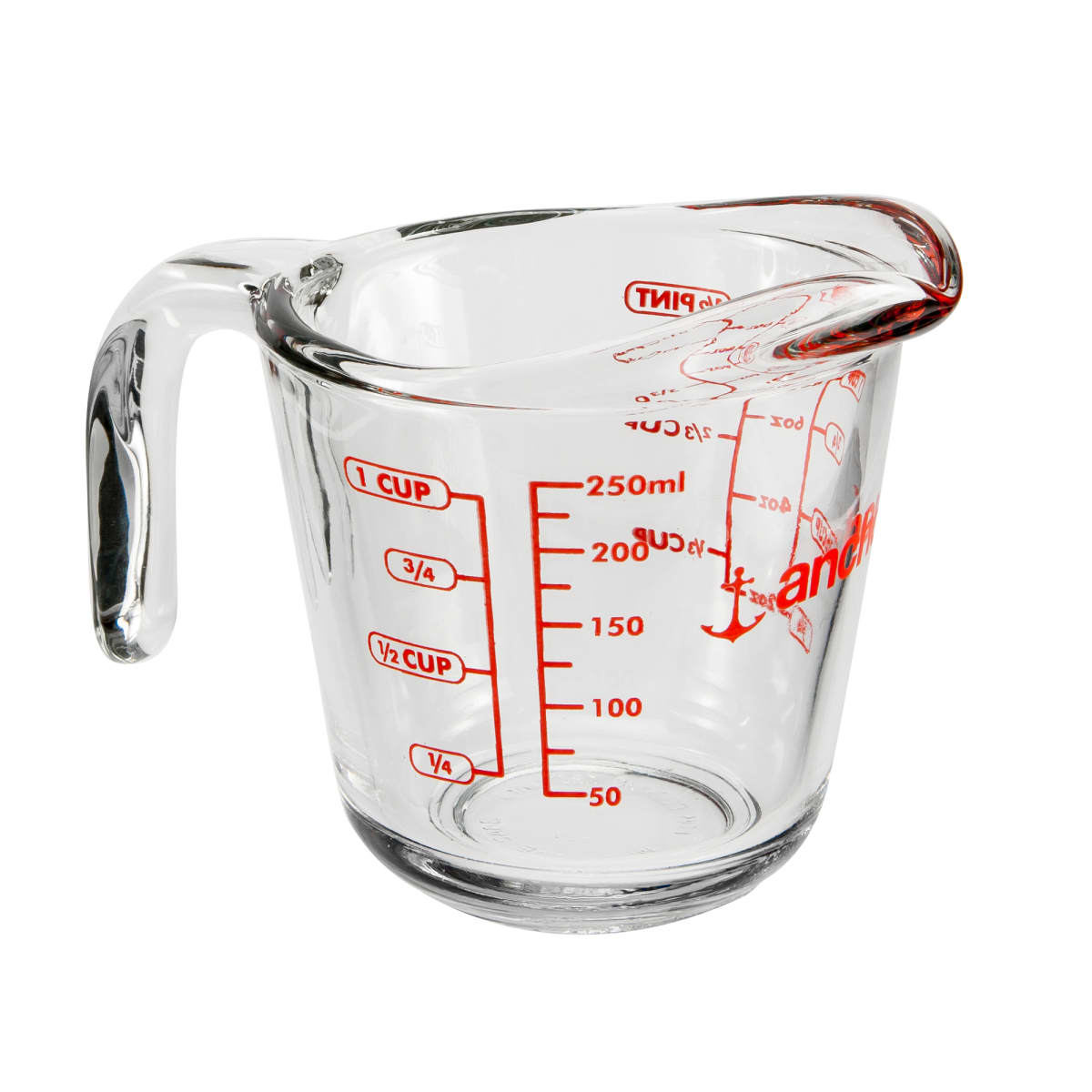 Anchor Hocking 55178AHG17 32 oz. Clear Glass Measuring Cup