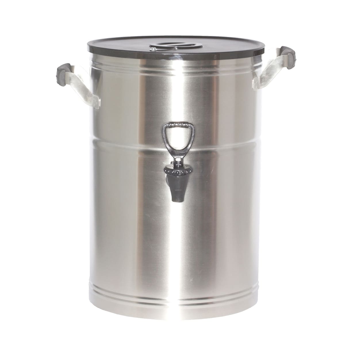 Service Ideas ITS3GPL Round Tea Urn, 3 Gallon, Stainless Steel, Brushed  Finish