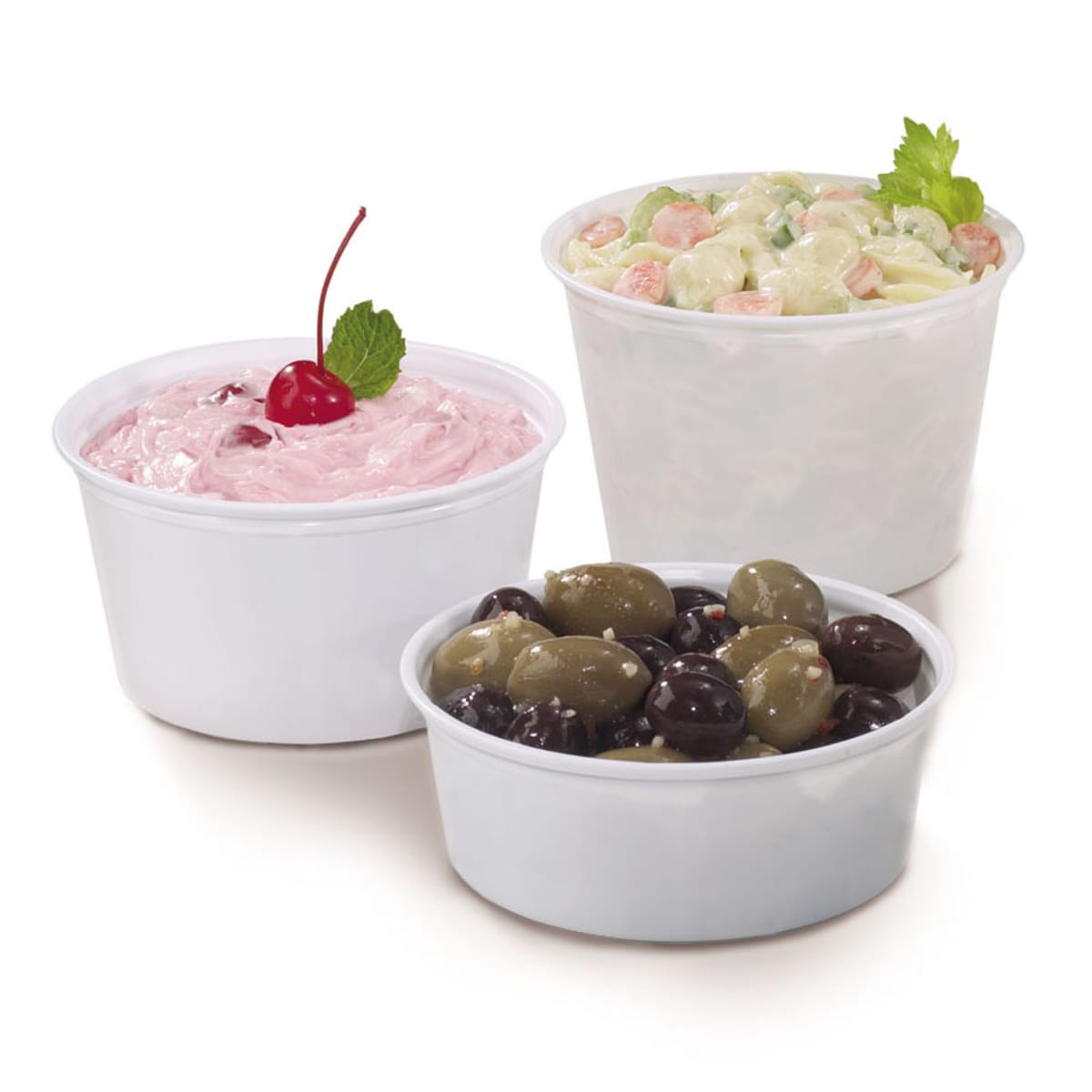 Fabri-Kal 8 ounce Clear Microwavable Deli Container Cup 500/Case