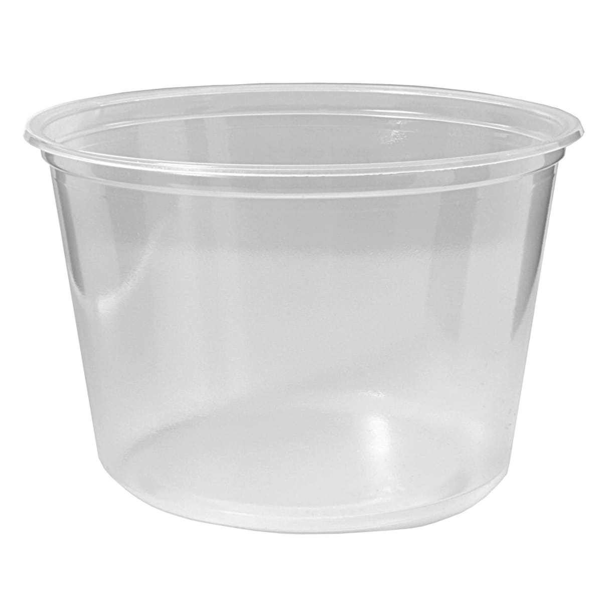 Gen Plastic Deli Container with Lid, 32 oz, Clear, Plastic, 240/Carton