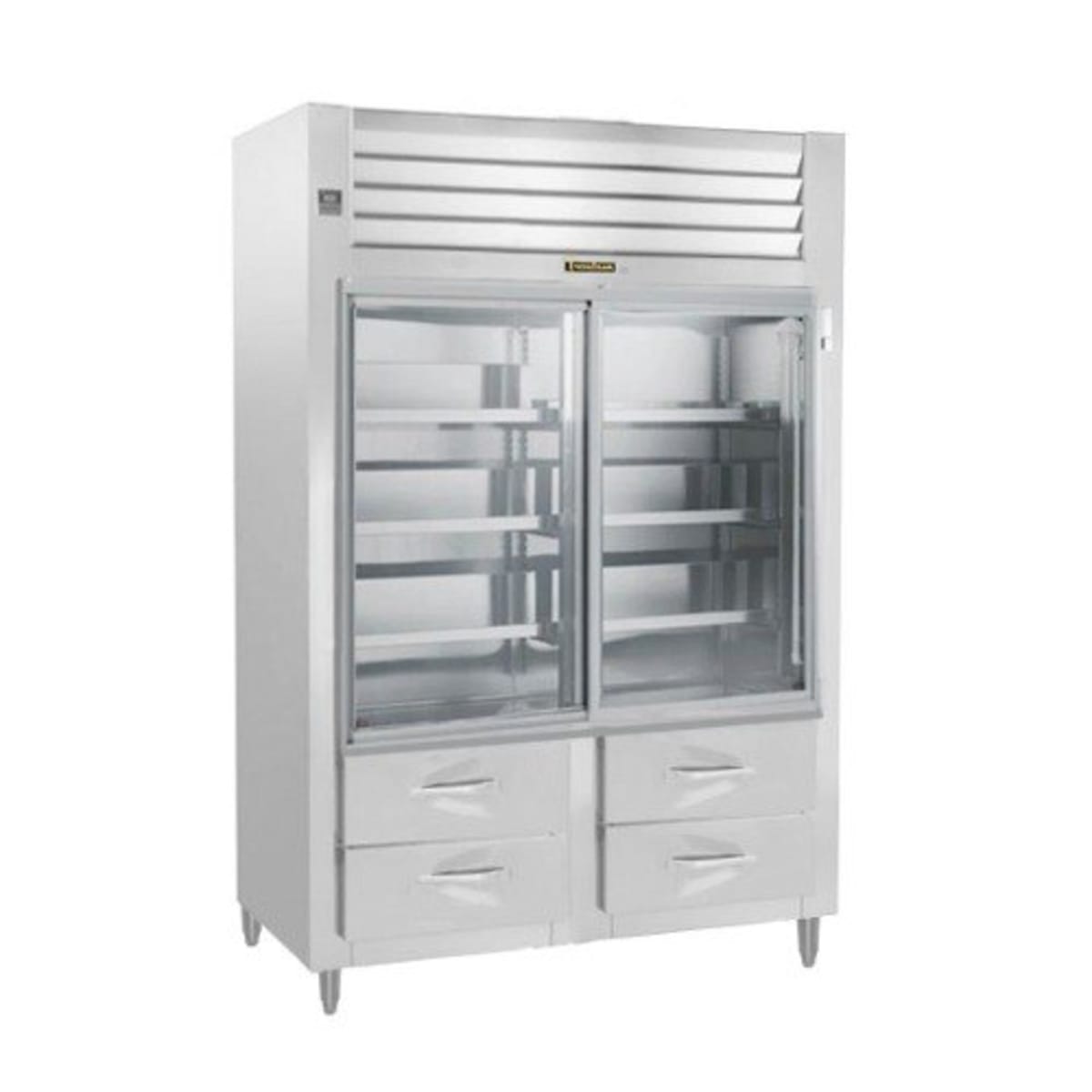 Traulsen glass door hot sale refrigerator