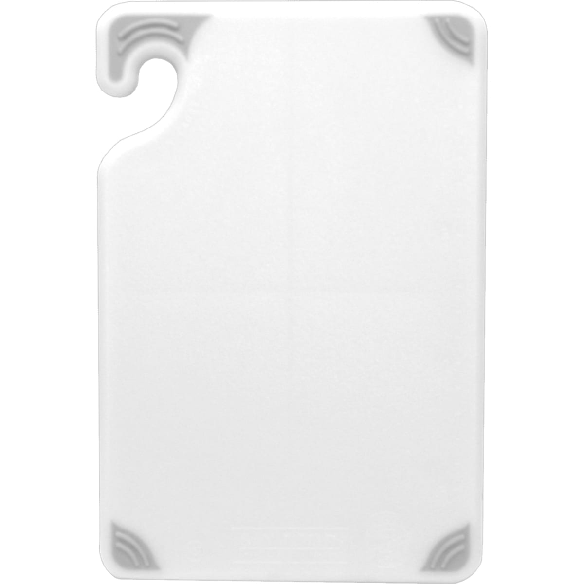 San Jamar CBM1622 Saf-T-Grip Board-Mate 22 x 16 White Cutting Board Mat