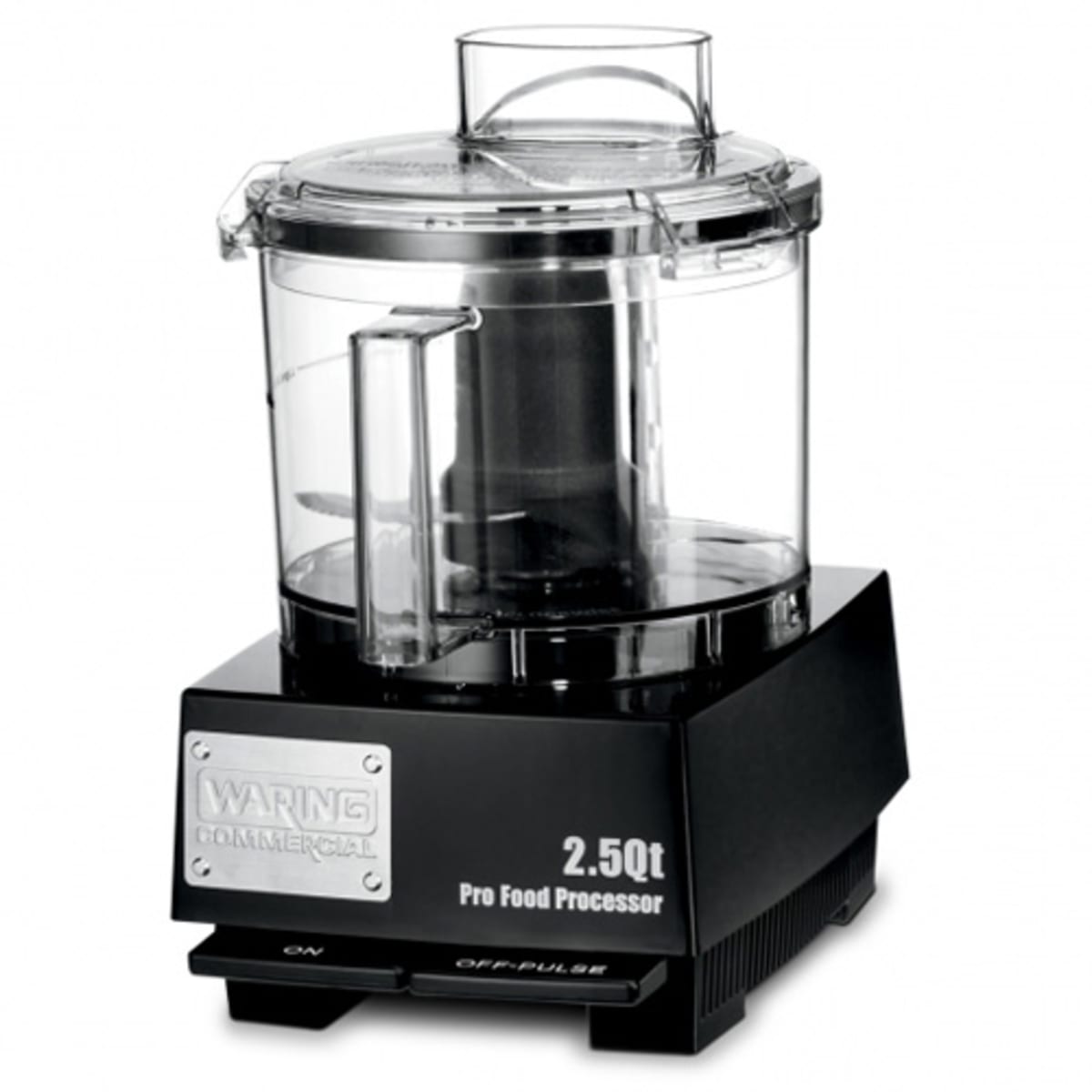 Waring® Commercial WFP11SW 120V 2.5 Qt. Flat Cover Food Processor