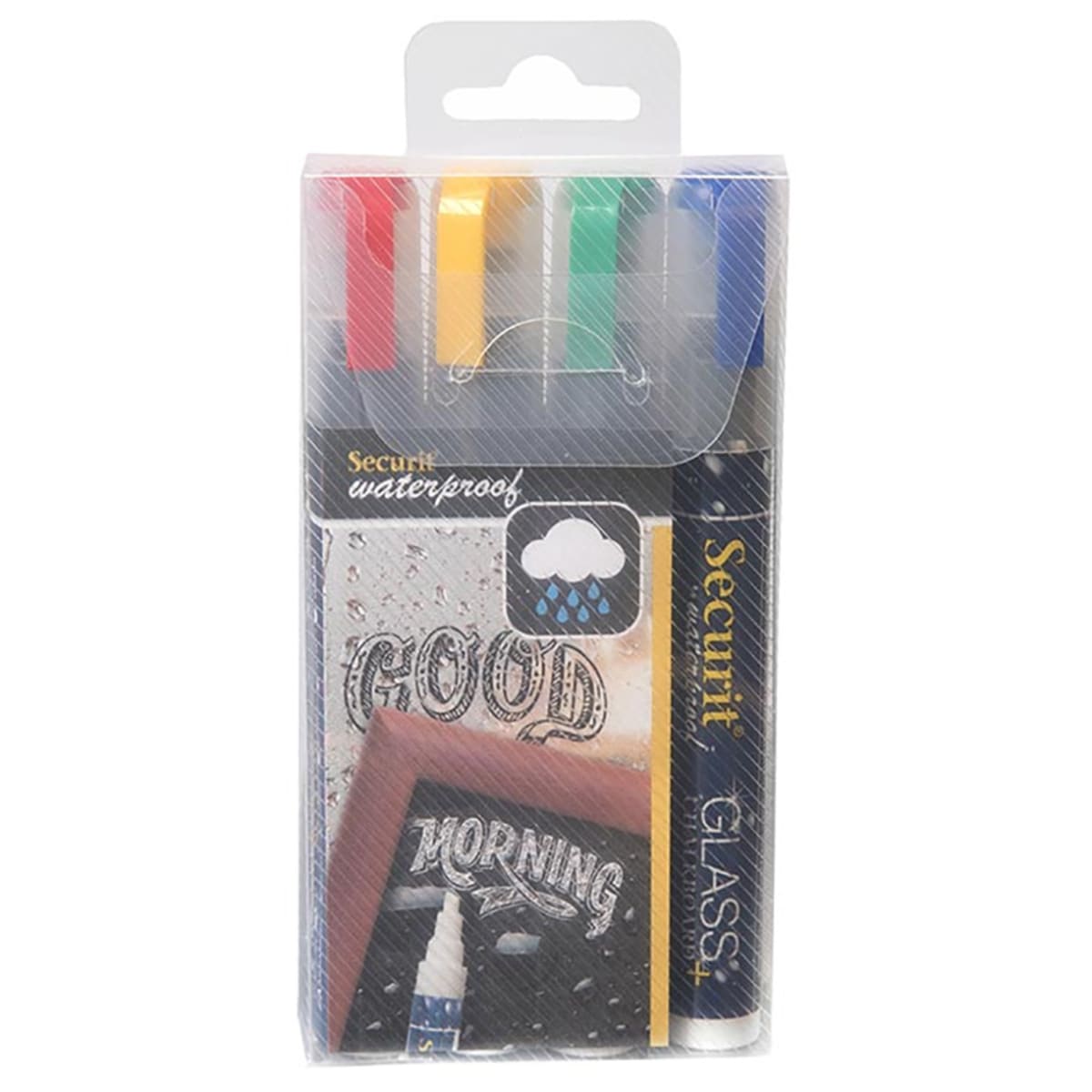 American Metalcraft Securit Original White Mini Tip Chalk Marker -- 4 per Case