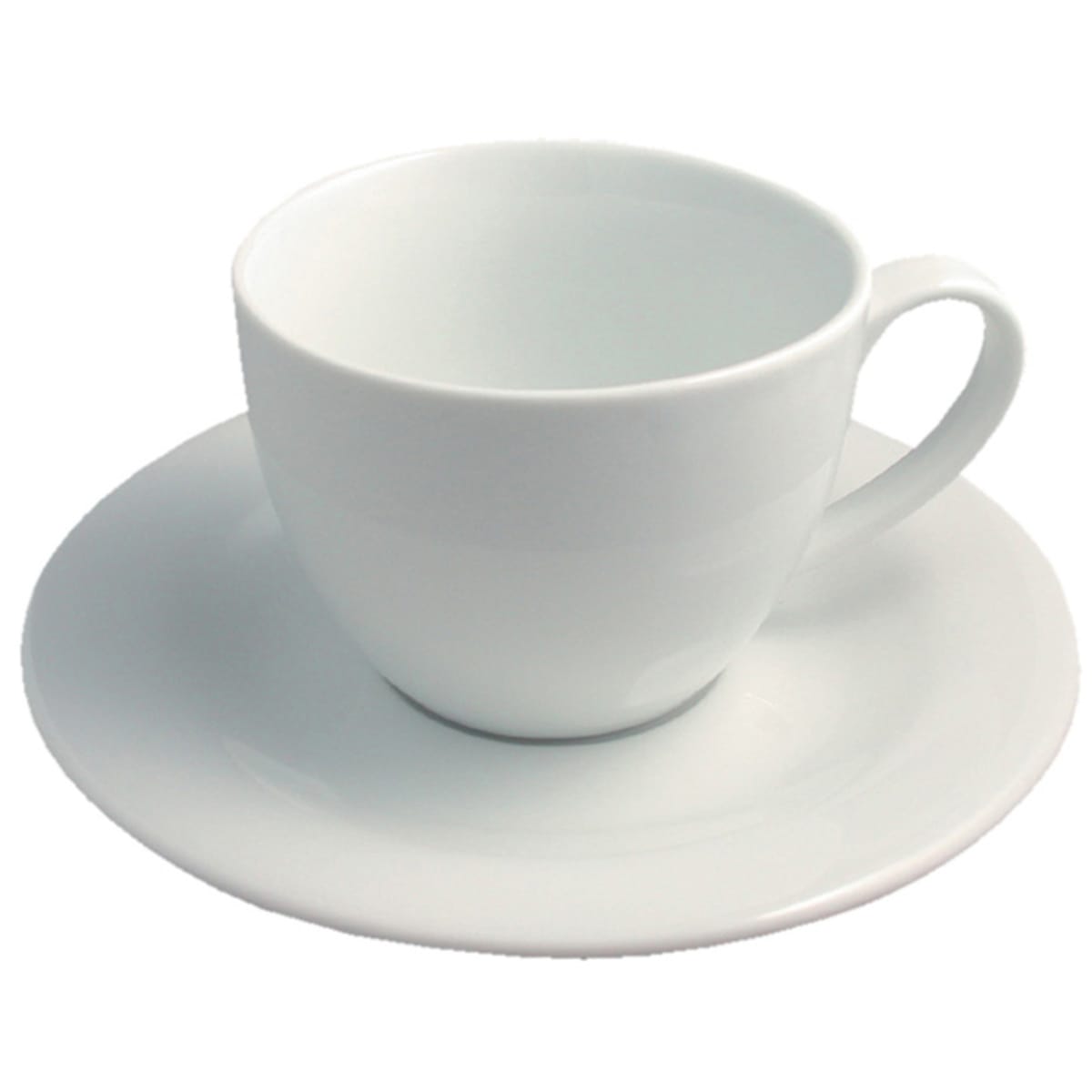 Revol coffee cup and saucer - black
