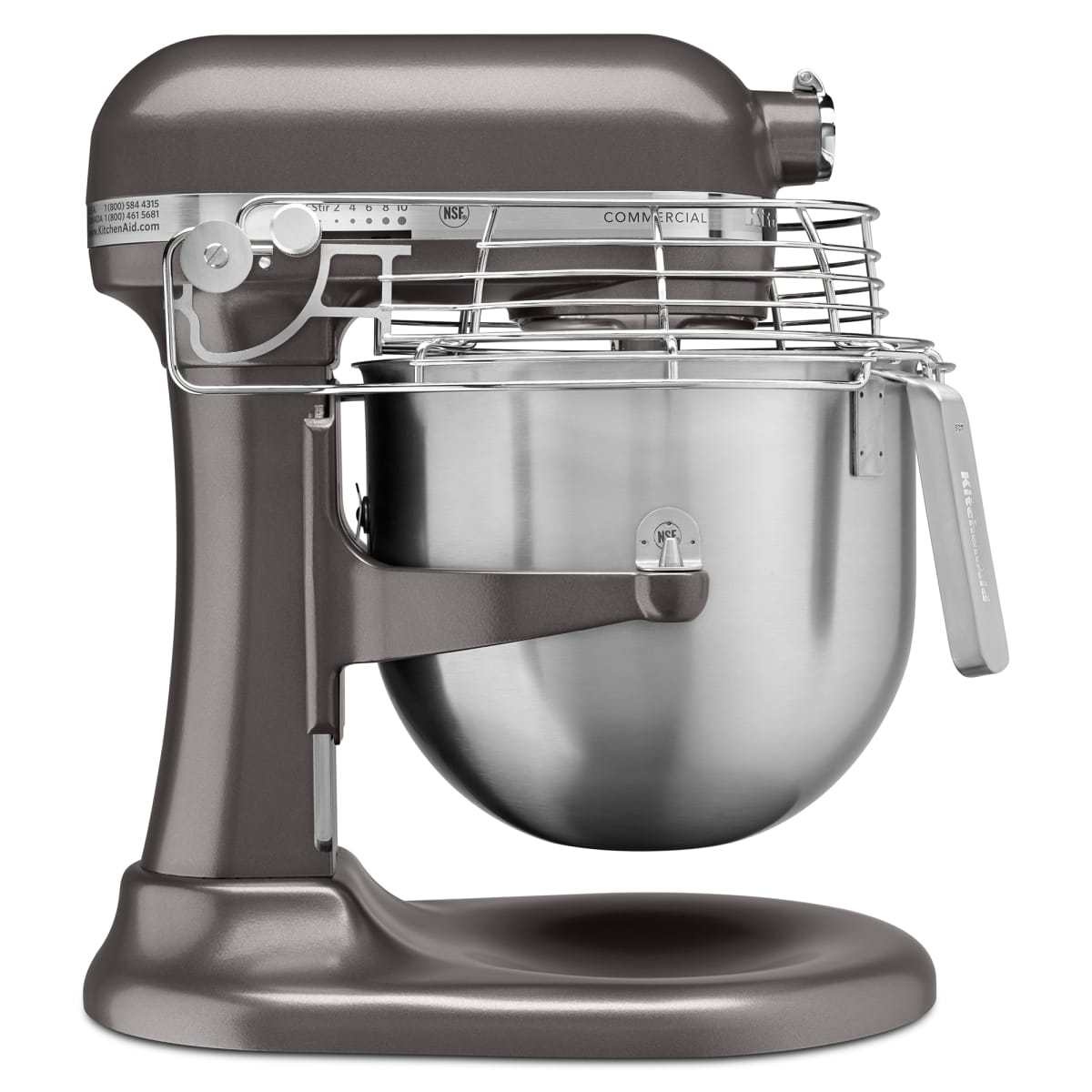 KitchenAid Commercial - KSM8990DP - 8 qt Dark Pewter Commercial Stand Mixer  