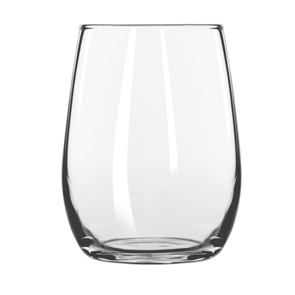 Libbey Stemless Tidal Blue Wine Glass, 15.25 Ounce -- 12 per case