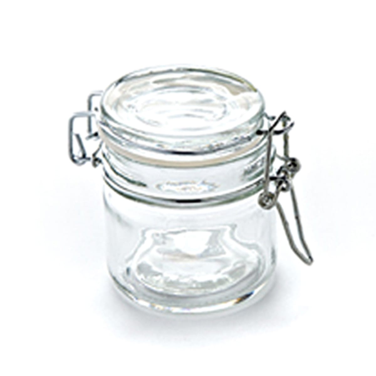 American Metalcraft HMJ4 16 oz. Glass Hinged Apothecary Jar