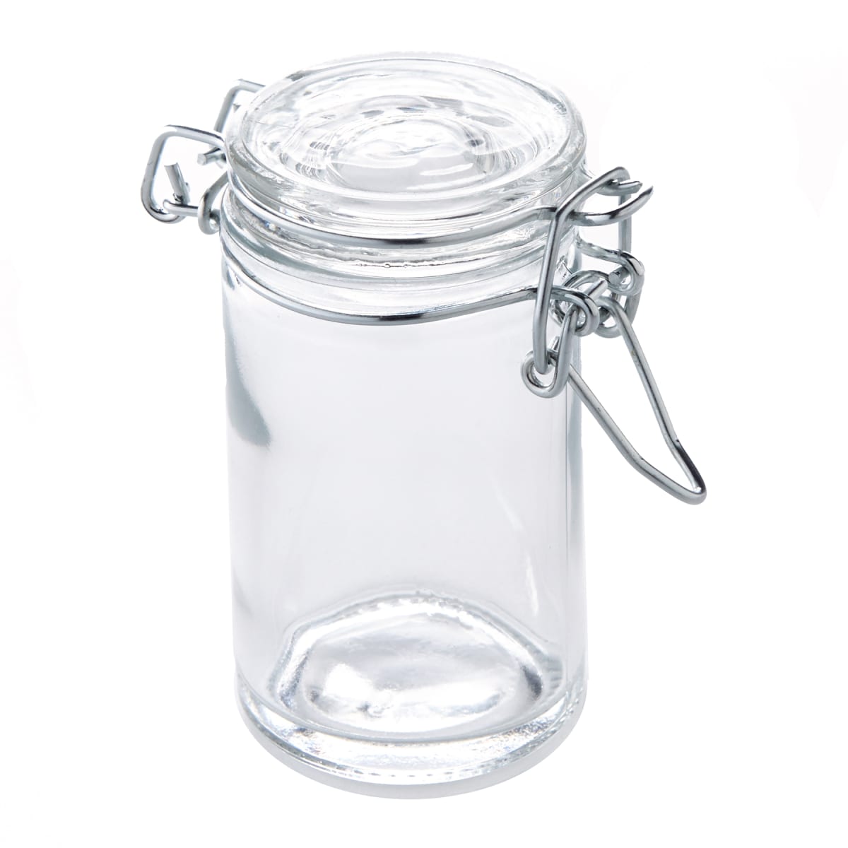 American Metalcraft HMMJ2 2.5 Oz. Mini Mason Jar with Hinged Lid