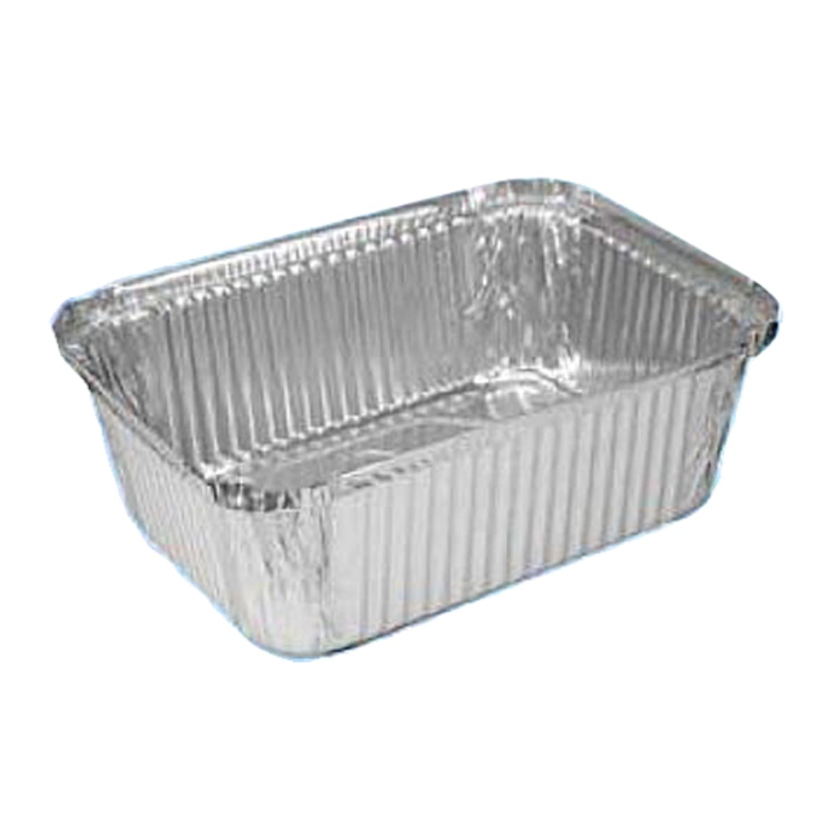 Choice 1 1/2 lb. Deep Oblong Foil Container with Board Lid - 250/Case