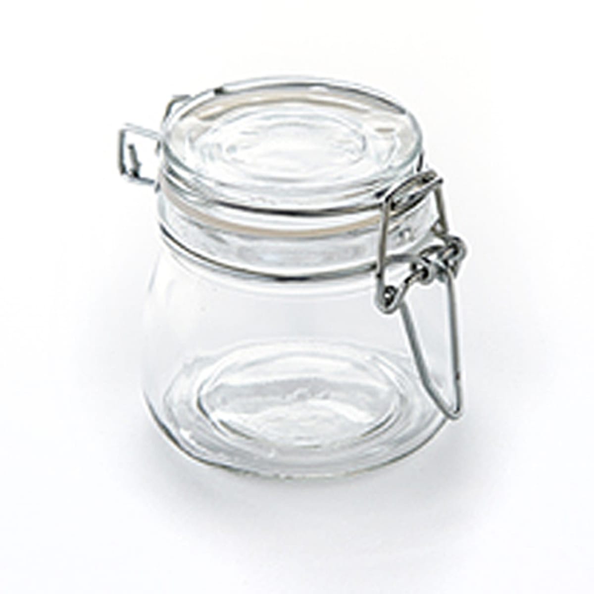 American Metalcraft HMJ4 16 oz. Glass Hinged Apothecary Jar