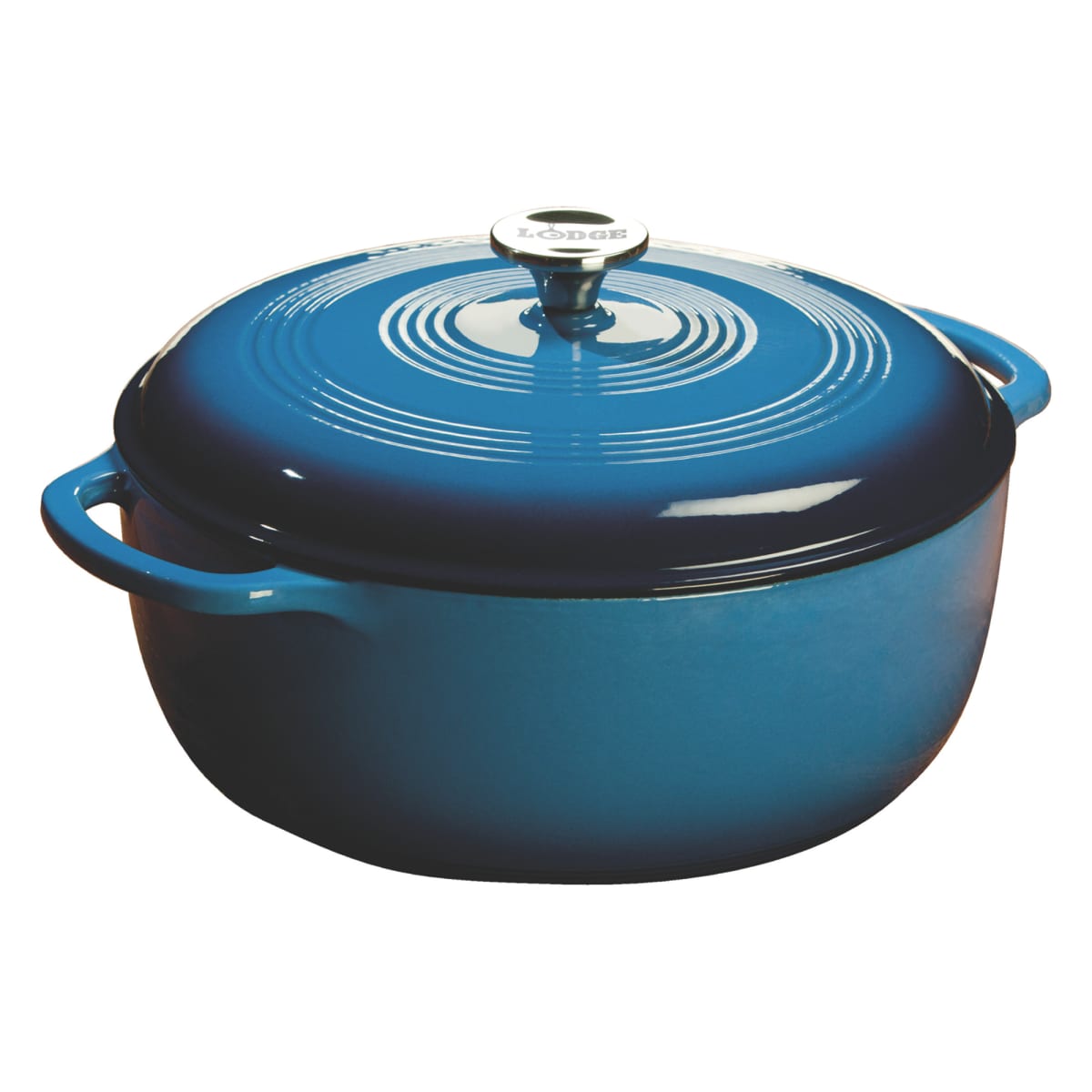 Lodge 7.5 Qt. Cast Iron Dutch Oven in Red - EC7D43