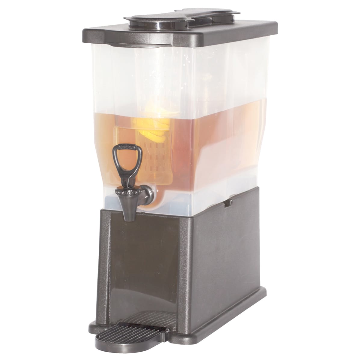 Service Ideas CBDP3BLK Rectangular Beverage Dispenser, 3 Gallon