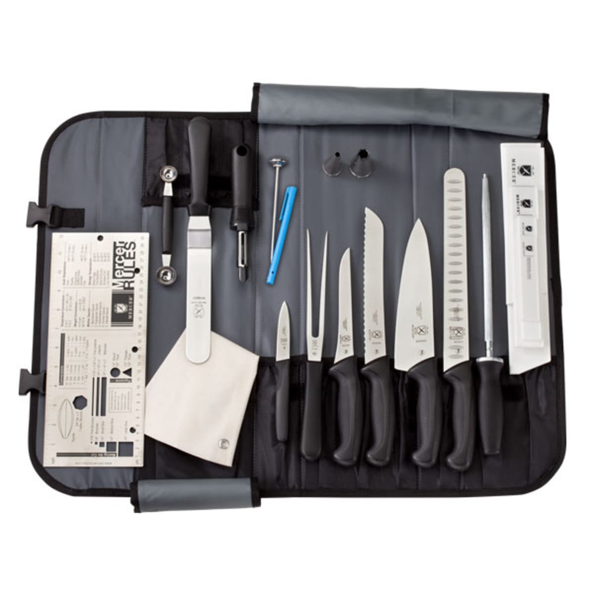  Mercer Culinary Partners in Education 23-Piece Millennia  Culinary School Kit,Black: Kitchen Tool Sets: Home & Kitchen