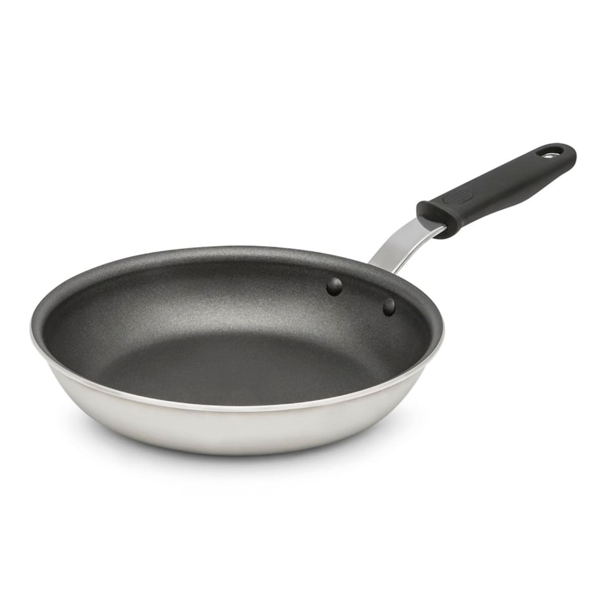 Vollrath Wear-Ever 10 Aluminum Non-Stick Fry Pan with CeramiGuard II  Coating and Black Silicone Handle 672410