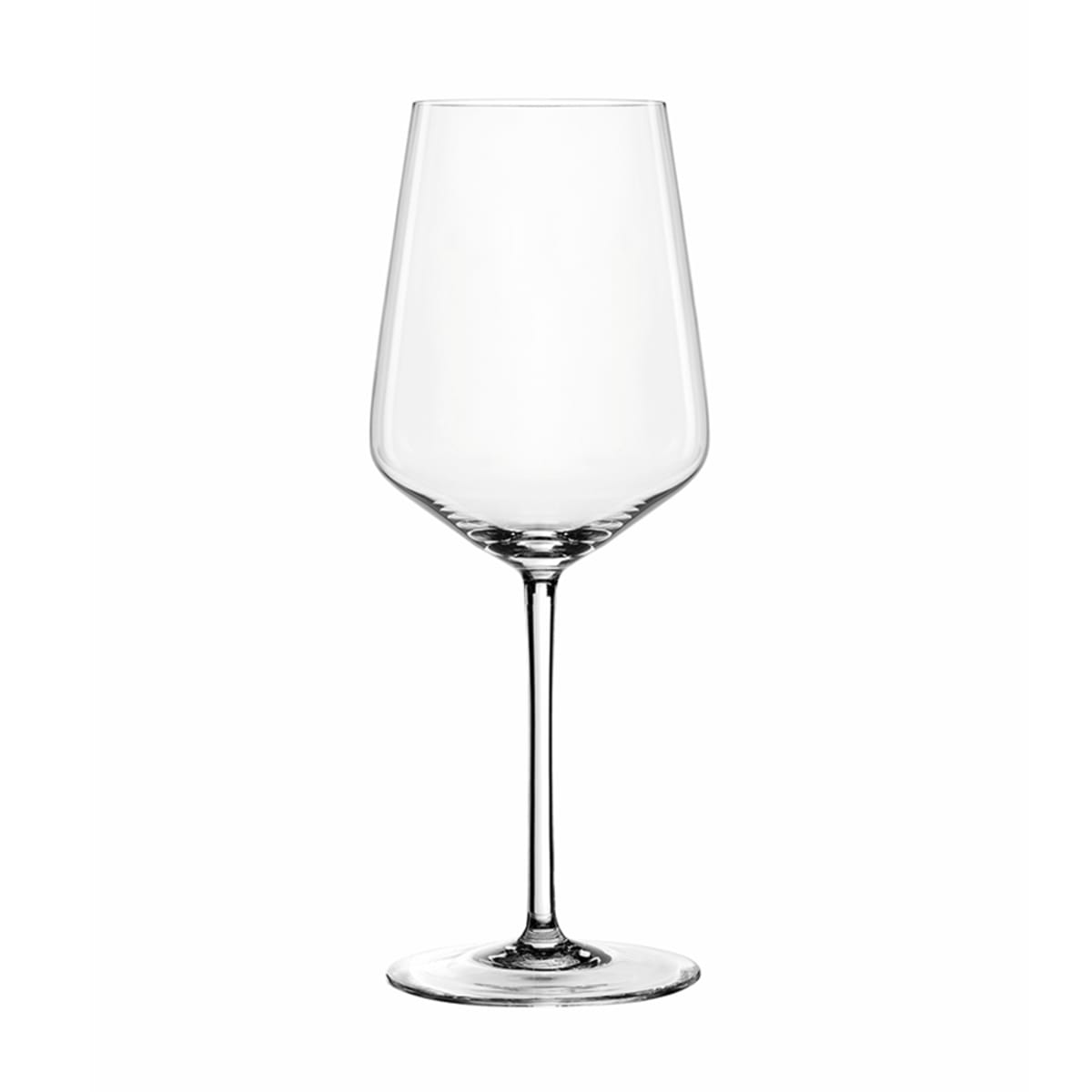 Modern white wine glass from Flame collection