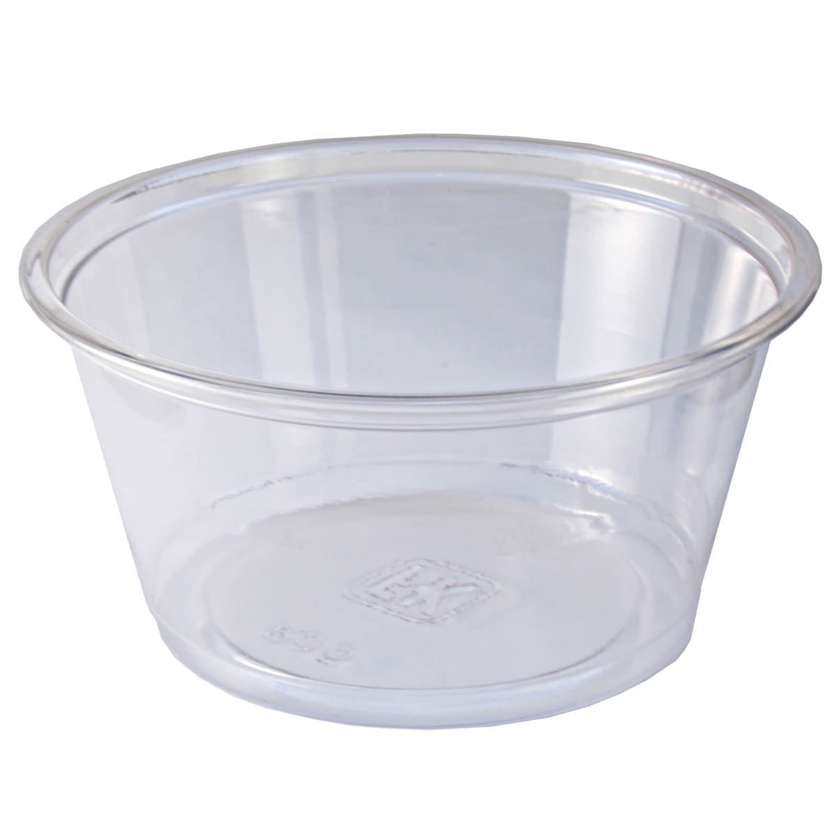 Fabri-Kal Recycleware 16 oz. PUNCHED Clear Round Deli Container 100ct. -  TSK Supply