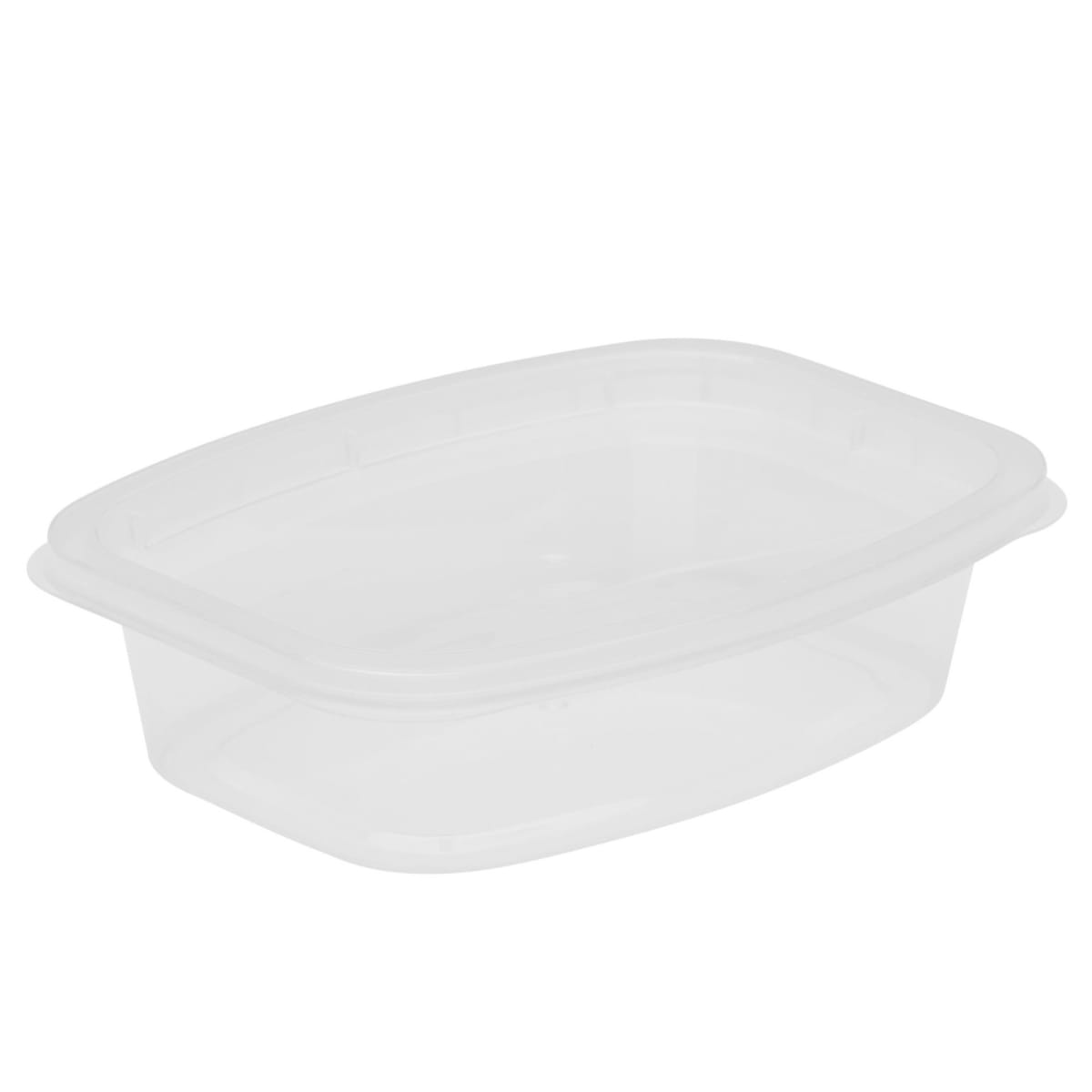 DeliCuBe DR-532-CB 32 oz Rectangular Heavy Duty Deli Container, Reusable  (200/Case)