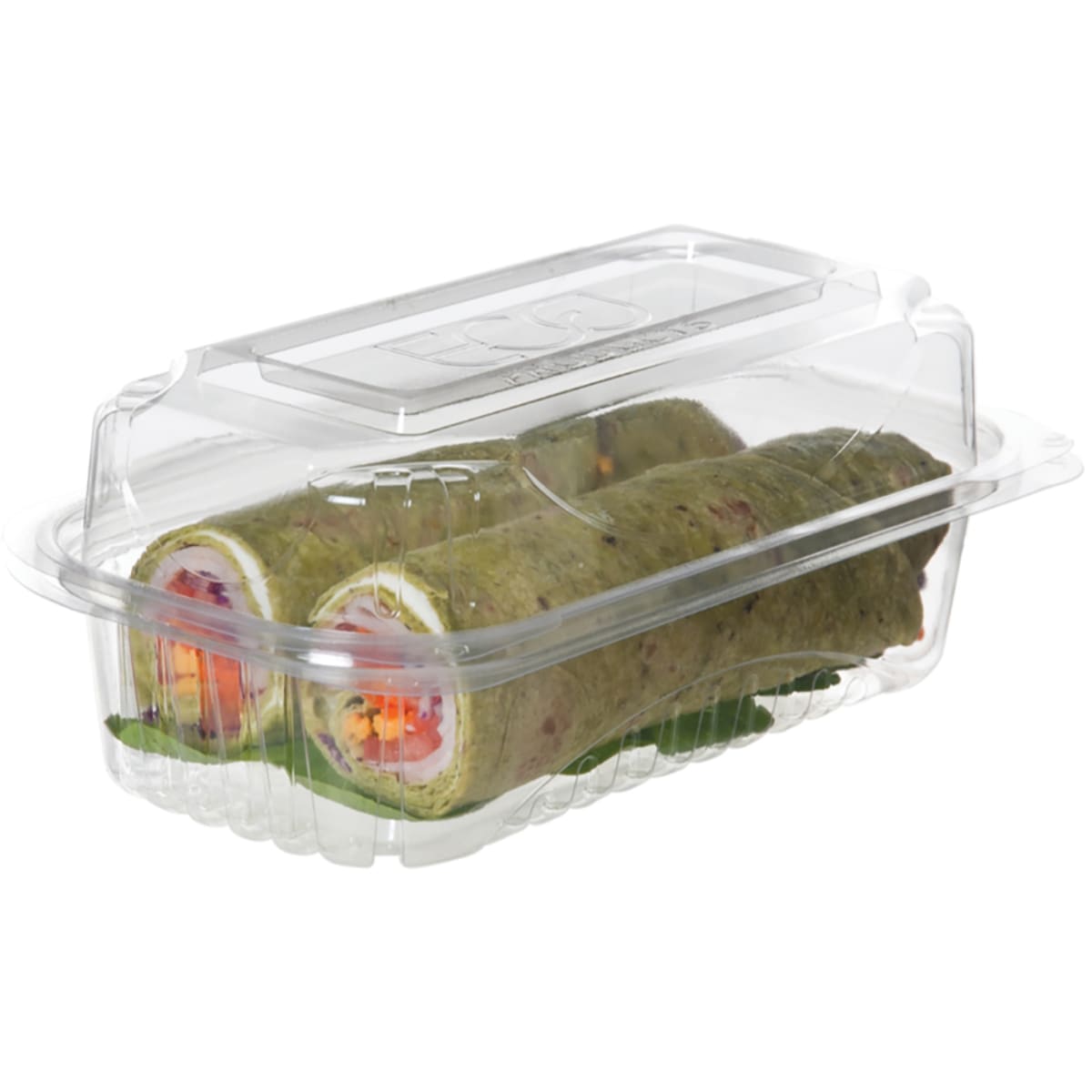 Clear 9 Clam Shell Polystyrene container