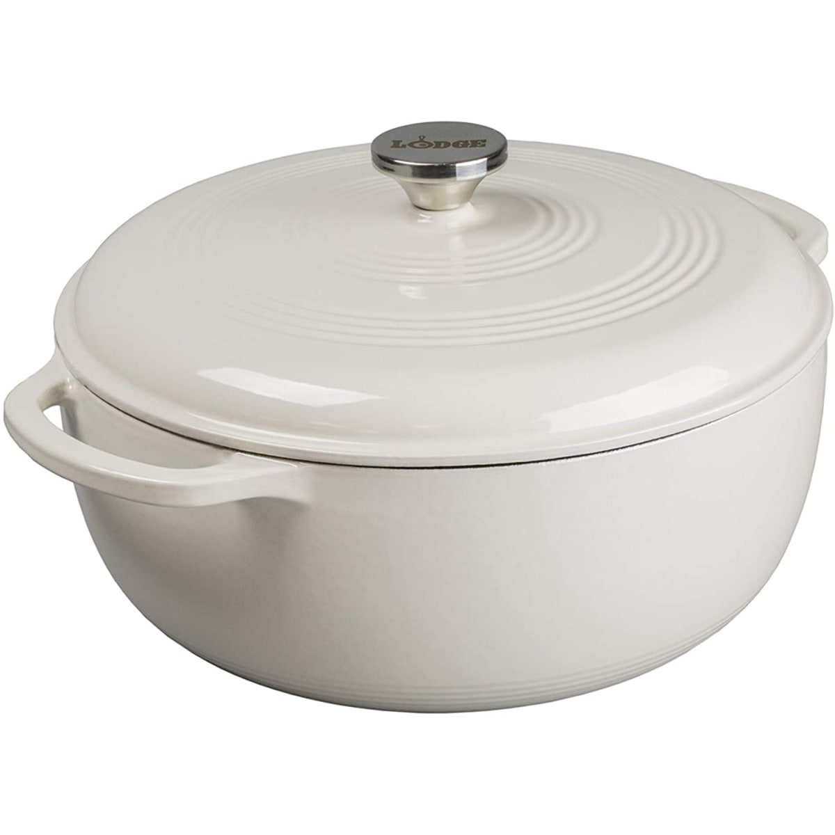 Lodge Cookware & Bakeware  7.5qt Enameled Cast Iron Casserole Pot