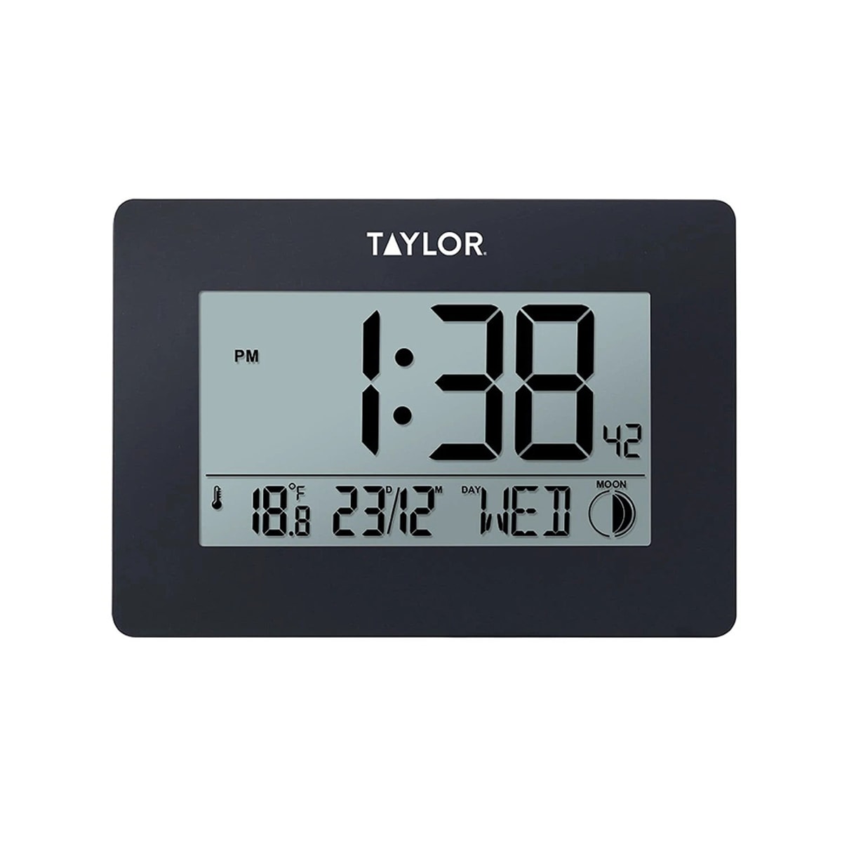 Taylor 14-inch Decorative Thermometer with Clock