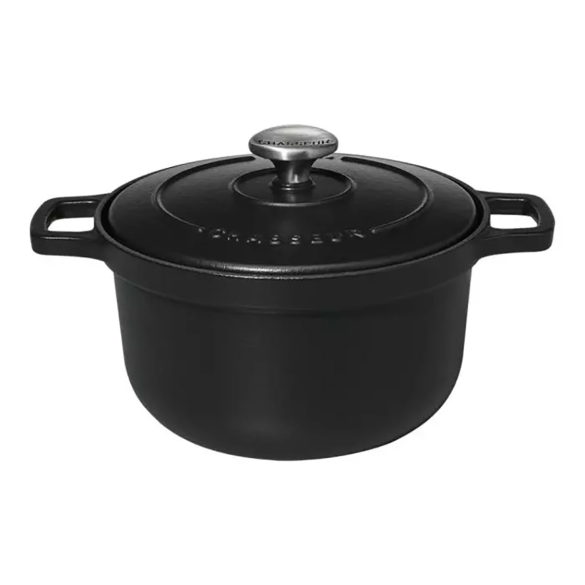 Commercial Chef Mini Casserole Dish With Lid, 0.63 Qt. Cast Iron