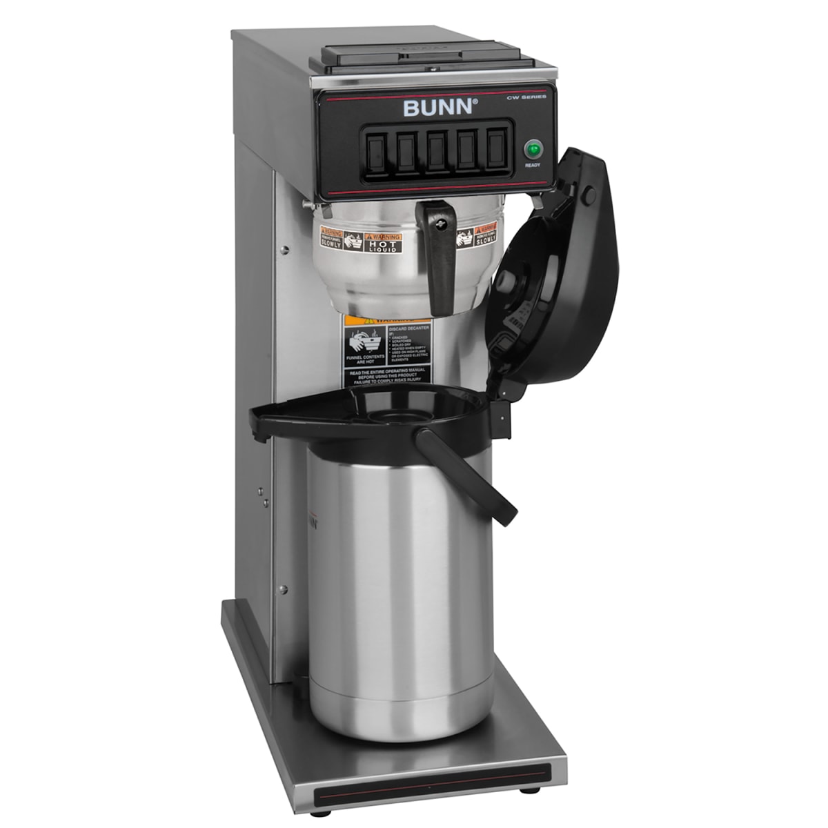 Bunn 23001.0062 CW15-APS Pourover Airpot Brewer Gourmet Funnel Bunn  CW15-APS Pourover Airpot Brewer Gourmet Funnel 23001.0062 UPC 072504068565  [23001.0062] - $512.20 : Arco Coffee Co., Fresh Roasted Coffee Since 1916