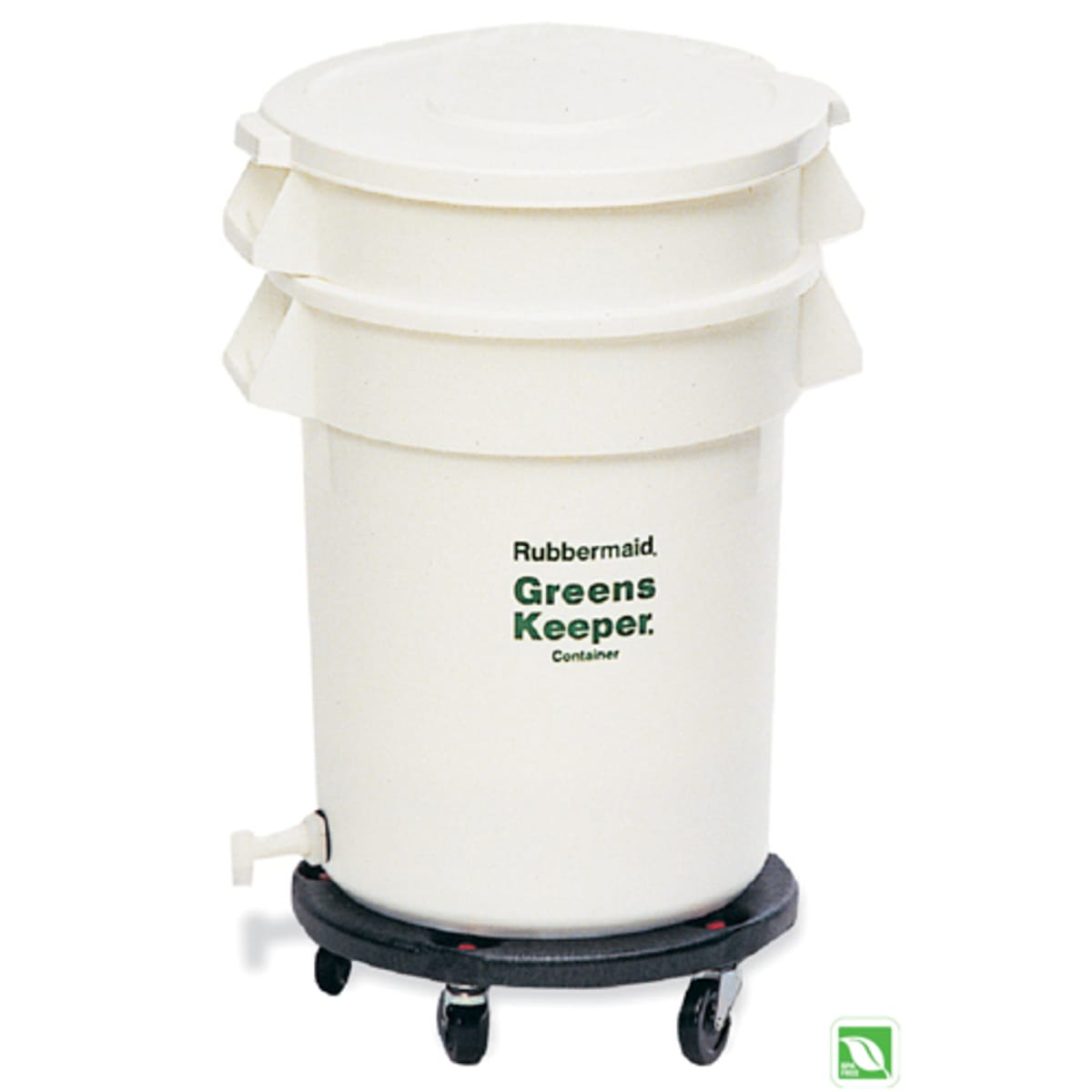 Rubbermaid FG262400 GreensKeeper 20 Gallon Container with Dolly