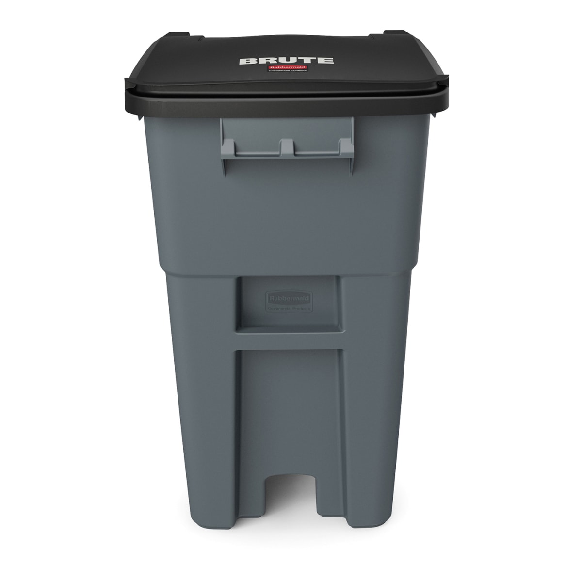 Rubbermaid Brute Recycling Rollout Container with Lid, 50 Gallon, Blue