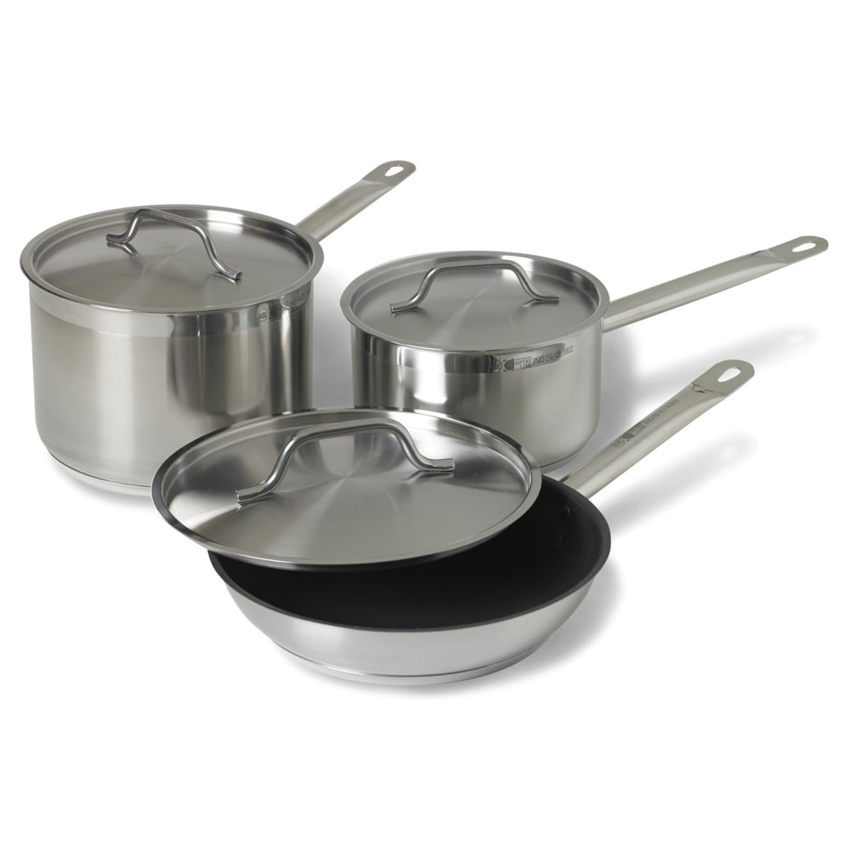 Vollrath 3822 Deluxe 7-Piece Optio Cookware Set, Stainless Steel