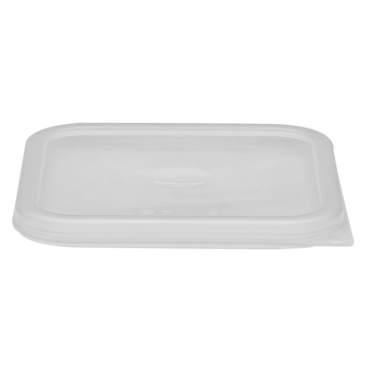 Cambro CamSquares® 2 and 4 Qt. Translucent Square Polypropylene Food  Storage Container Seal Lid