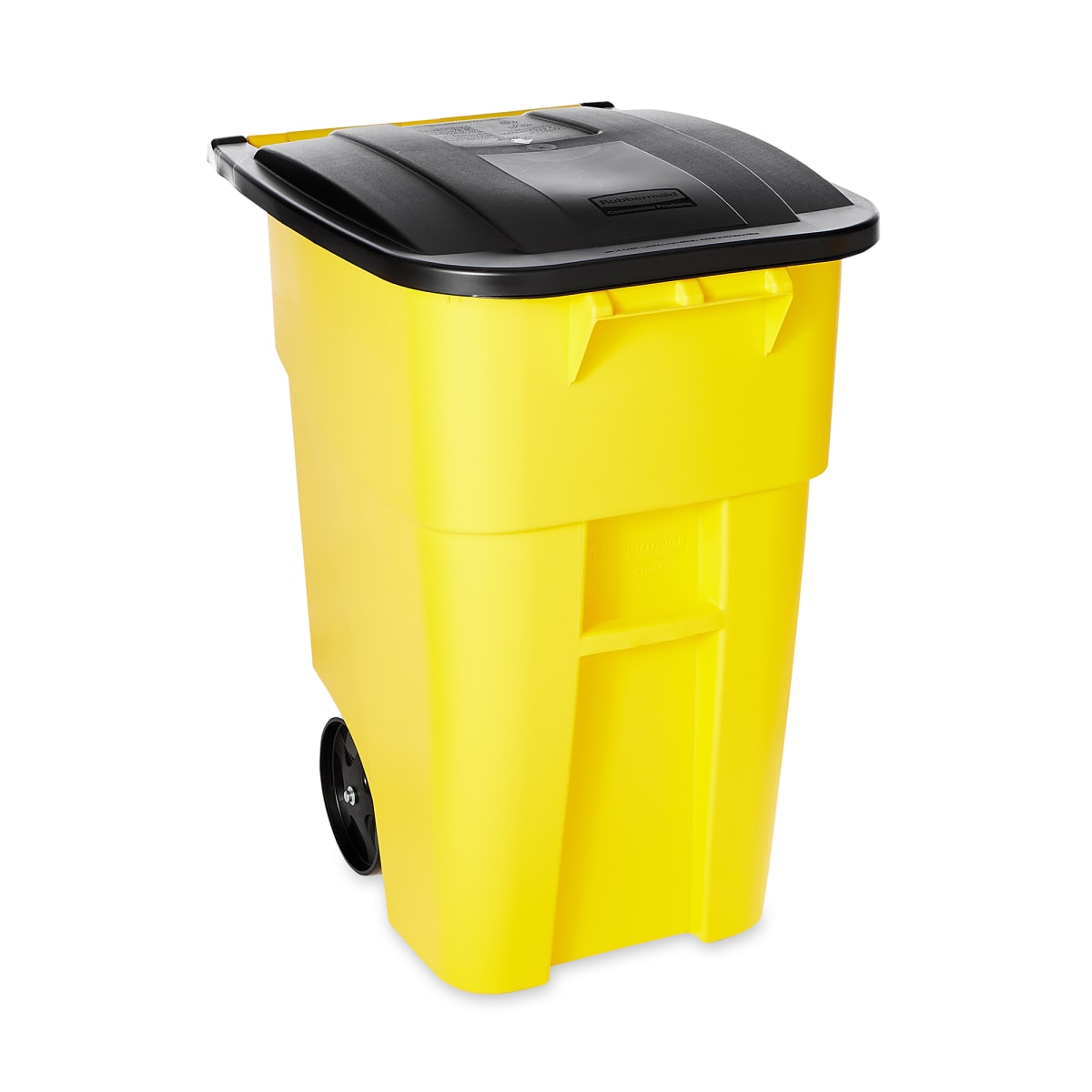 Rubbermaid Brute Rollout Trash Can, 50 GAL, with Wheels, Green