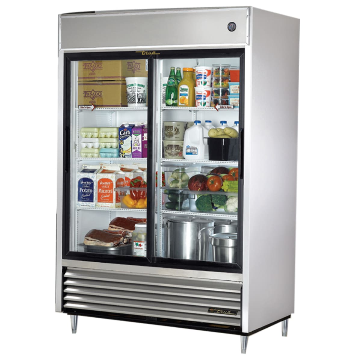 47 Cu Ft 2 Door Economy Reach-In Commercial Cooler Refrigerator 