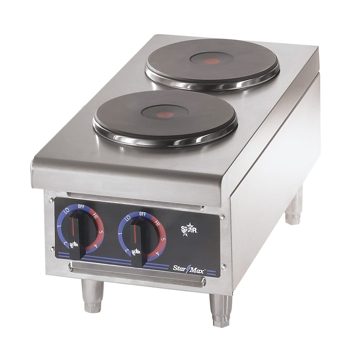 2 burner electric hot plate top