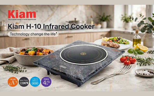Using and Caring for the Kiam Infrared Cooker H-10 2200W