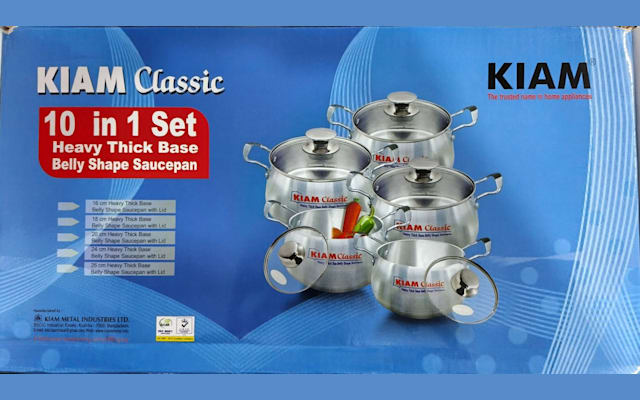 A Practical Look at the Kiam Classic 10 in 1 Belly Shape Saucepan Set