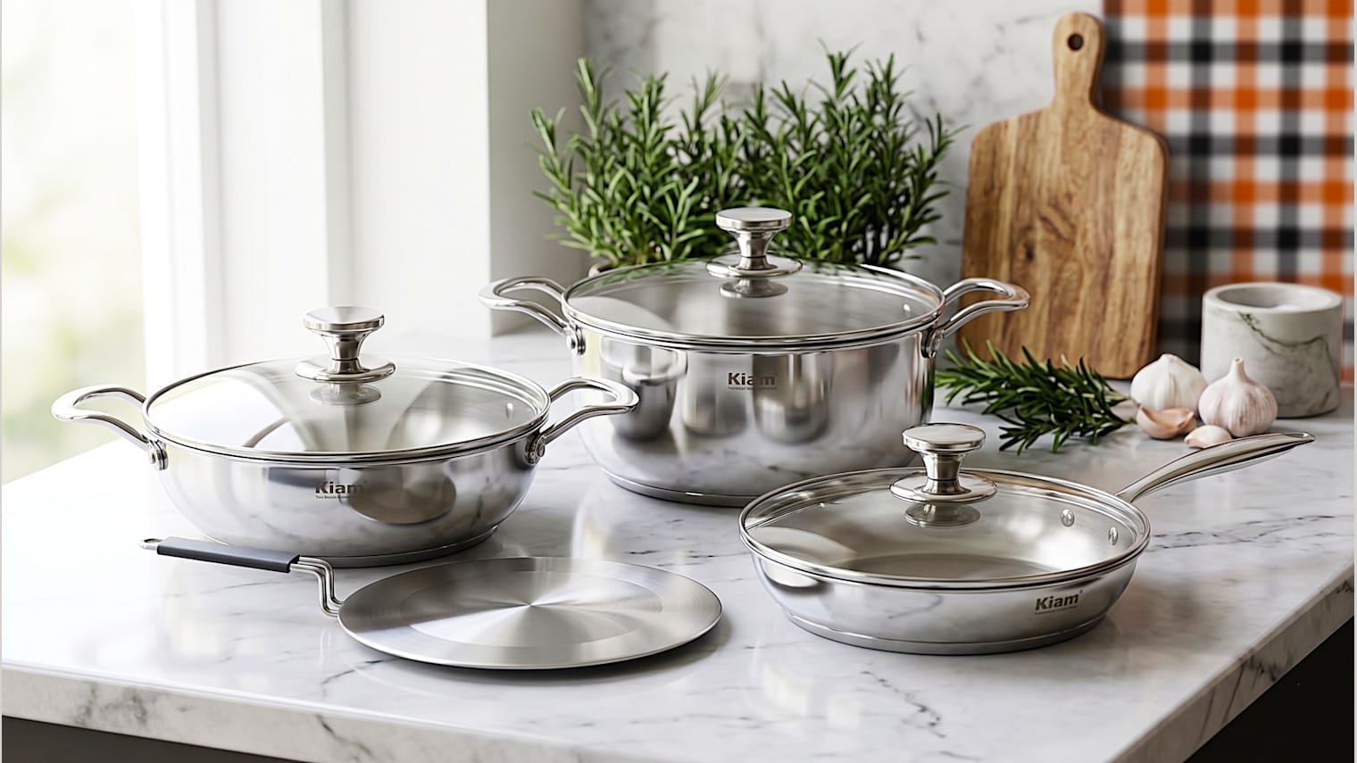 Kiam Natural Tri-Ply Stainless Steel Cookware Set Buying Guide