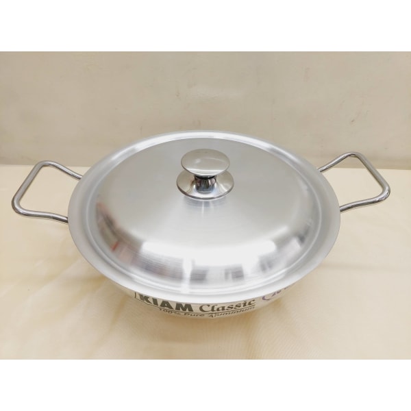 Kiam Pure Aluminium Karai with Lid