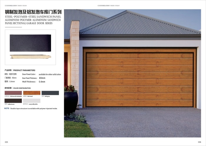 Garage Doors — Aluminium Sectional — page 19