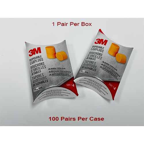 3M DISPOSABLE EARPLUGS 200/CS