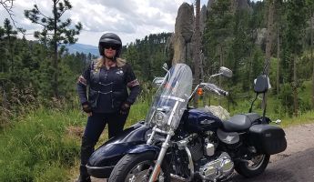 A Week of Sturgis Motorcycle Ride Maps: Day 1