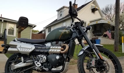 2019 Triumph Scrambler 1200 XC motorcycle rental in Lemont Furnace, PA
