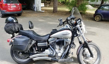 2009 Harley-Davidson FXDC Dyna Super Glide Custom motorcycle rental in Woodstock, CT