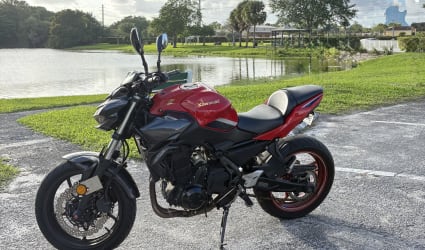 2022 Kawasaki Z650 motorcycle rental in Hollywood, FL