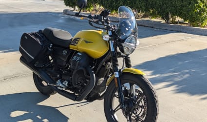 2022 Moto Guzzi V7 Stone motorcycle rental in Palm Springs, CA