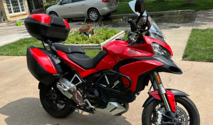 2013 Ducati Multistrada 1200 S Touring motorcycle rental in Amarillo, TX